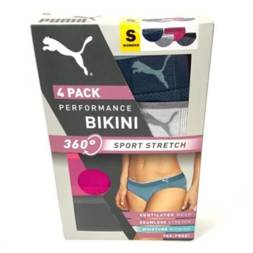 Puma Performance Bikini 4 Pack Ventilated Mesh